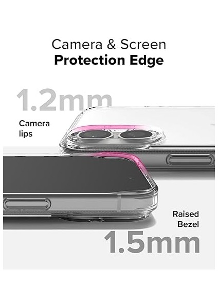 Uyumlu Şeffaf Clear Silikon Yüksek Kalite Darbeye Dayanıklı Şık Telefon Kılıfı (Iphone 16) fiyatları