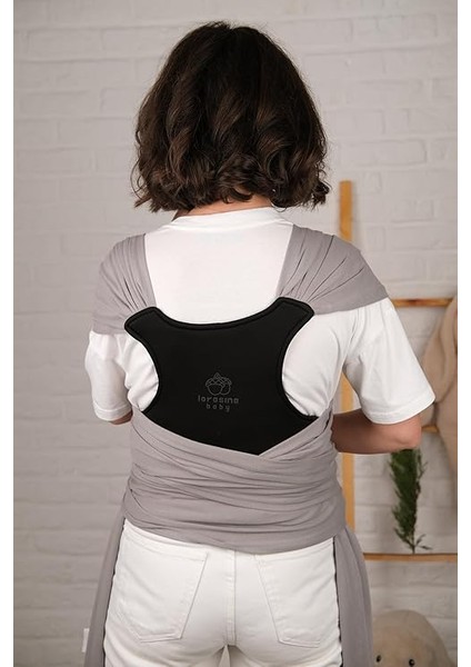 Baby Sırt Destekli Ayarlanabilen Sling, Wrap, Taşıma Şalı, Ana Kucağı (Gri) modelleri