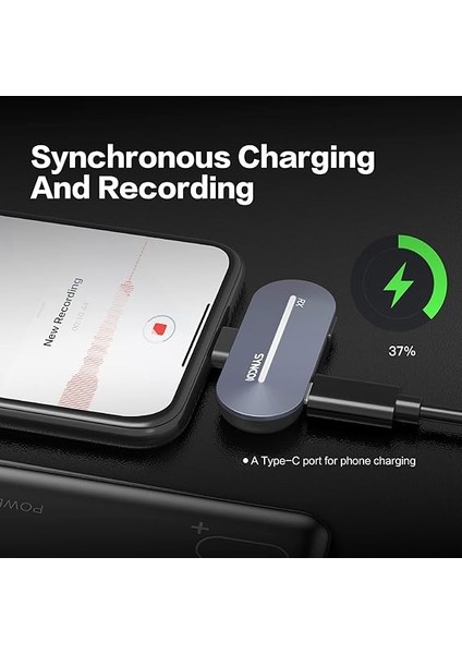 P2L Lavalier Mikrofon 2,4 G Kablosuz Mikrofon Sistemi 2 * Vericili + 1 * Mini Aydınlatma Alıcısı + 1 * Kablosuz Şarj Kutusu 150 M Menzilli Dahili Batarya iPhone iPad Için (Taş Mavisi) fırsatları