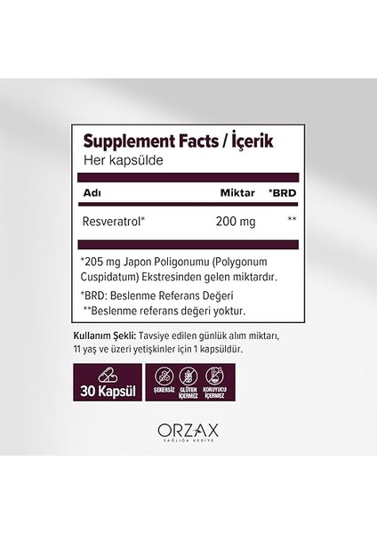 Ocean Resveratrol 200 Mg 30 Kapsül fiyatları