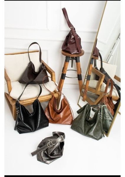 Kadın Büyük Boy Omuz Kol Çantası Siyah fiyatları