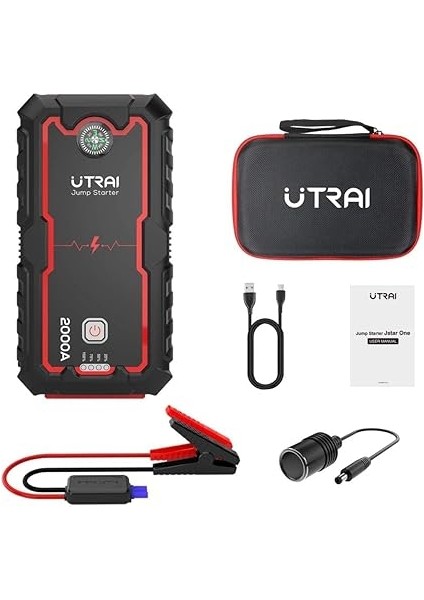 Jstar One 22000MAH 2000A Jump Starter Taşınabilir Akü Takviye Cihazı (Çanta + Pusula + Powerbank + LED Lamba) modelleri