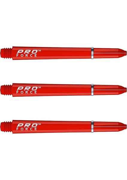 Pro-Force Dart Shafts Kırmızı Medium