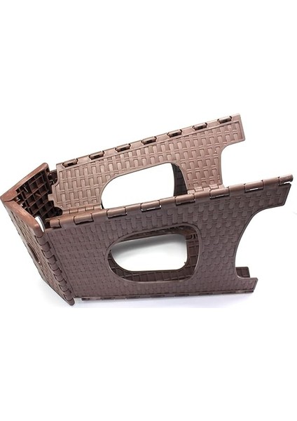 Büyük Boy Koyu Kahverengi Katlanabilir Plastik Tabure Oturak fırsatları