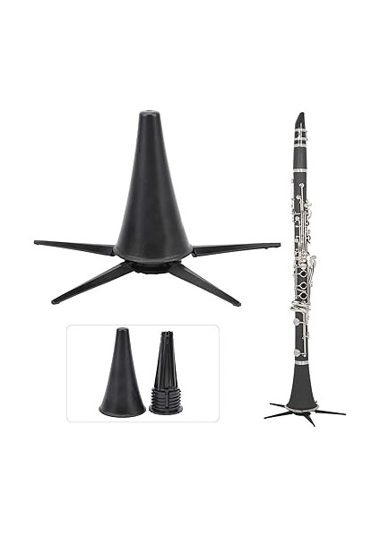 Katlanabilir Klarnet Standı, 5 Ayaklı Tutucu, Üfleme Enstrümanları Için Taşınabilir Tutucu, Klarnet ve Obua Tutucu ile Uyumlu, Müzik Aletleri Desteği modelleri