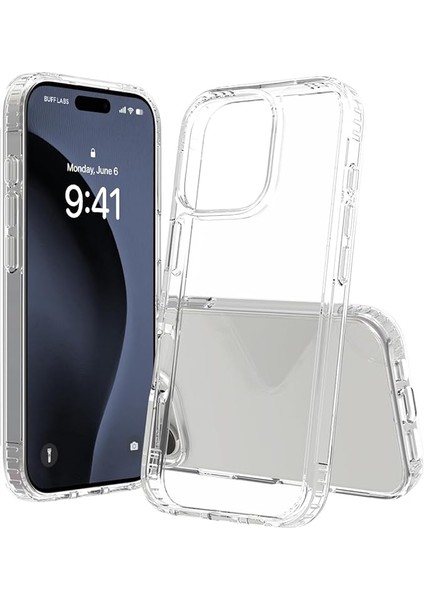 Labs iPhone 16 Pro ile Uyumlu Air Hybrid Darbe Emici Tpu + Pc Kılıf (Crystal Clear)