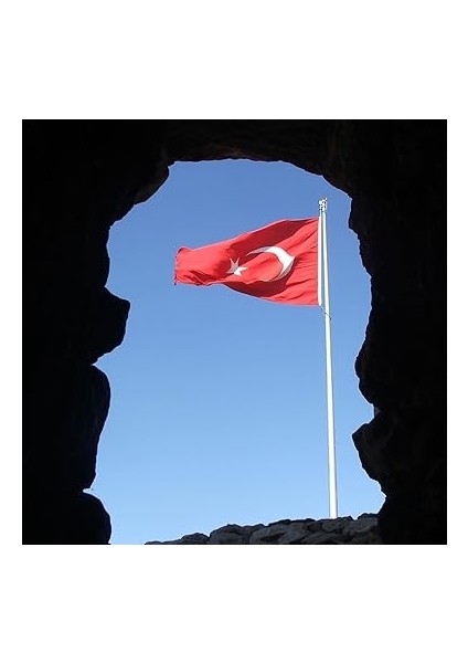 Türk Bayrağı (50X75CM) - Nefes Alabilir 125GR Rashel Kumaş, Çift Dikişli, Sağlam Kulplu, Uv ve Solmaya Karşı Dayanıklı, Iç/dış Mekan Kullanımı (50X75CM) indirimleri