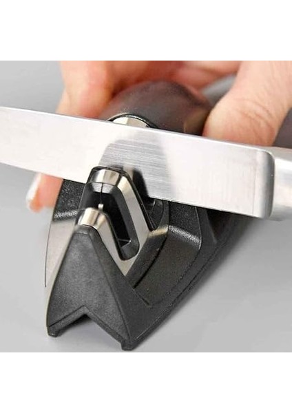 Aşamalı Seramik Bıçak Bileyici, Manuel Mutfak Bıçağı Keskinleştirici, Siyah fiyatları