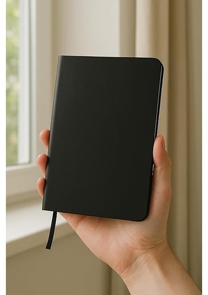 Tanıtım Defter, Çizgisiz Not Defteri, Siyah Termo Deri Kapaklı Çizgisiz Not Defter, 128 Yaprak A5 Planlama Not Defteri, Ofis ve Kırtasiye, Plan, Notebook (14CM x 21 Cm) modelleri