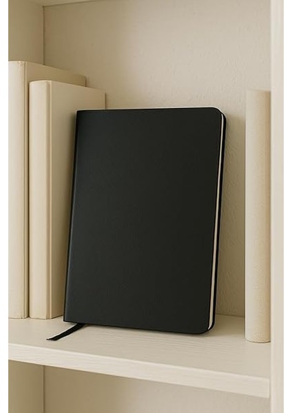 Tanıtım Defter, Çizgisiz Not Defteri, Siyah Termo Deri Kapaklı Çizgisiz Not Defter, 128 Yaprak A5 Planlama Not Defteri, Ofis ve Kırtasiye, Plan, Notebook (14CM x 21 Cm) fırsatları