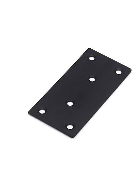 Düz Bağlantı Bağlantı Plakaları, 6'lı Paket (100 x 50 x 2 Mm), Metal Kereste Sabitleme Onarım Konektörü Plaka Panosu Pencere Mobilya Braketleri indirimleri