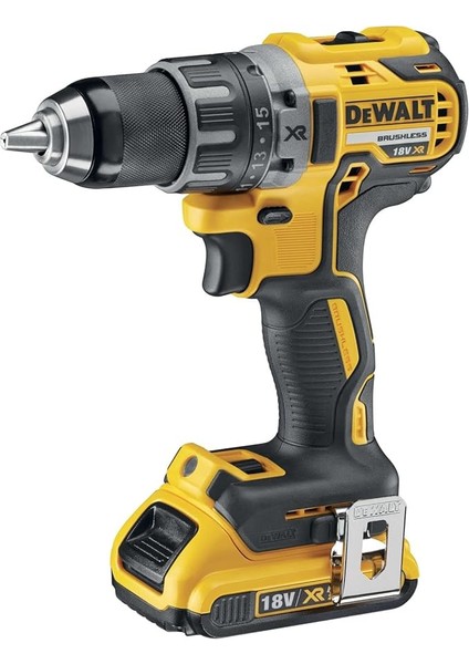 DCD791D2/QW Şarjlı Kömürsüz Çift Akülü Matkap/vidalama Sarı&amp;siyah