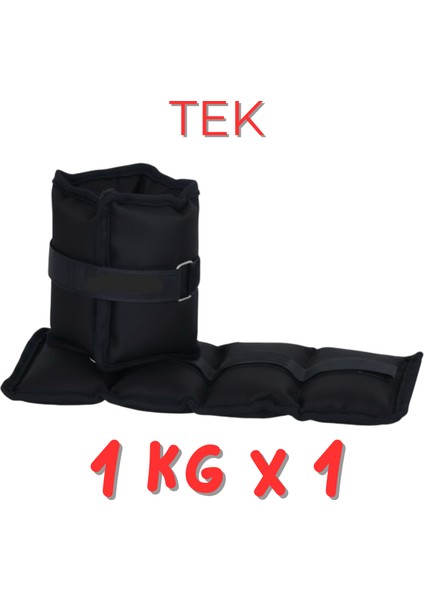 El ve Ayak Ağırlığı | Siyah | Cırtlı Ayarlanabilir | Fitness - Kondisyon - Spor | Egzersiz - Rehabilitasyon - Pilates