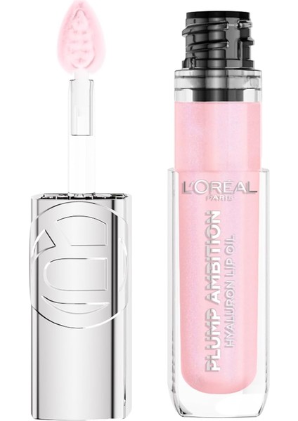 Paris Plump Ambition Hyaluron Lip Oil Besleyici ve Nemlendirici Dudak Parlatıcısı - 101 Cristal Clear