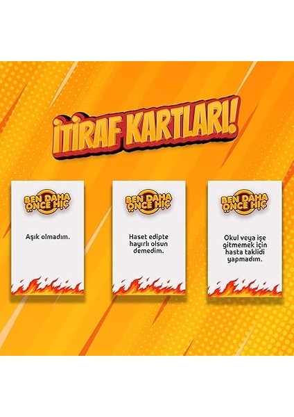 Ben Daha Önce Hiç Eğlenceli Grup Oyunu - Yetişkin Kutu Oyunları, Arkadaş, Aile, Cafe Kutu Oyunu - Cezalı Itiraf Oyunu fırsatları