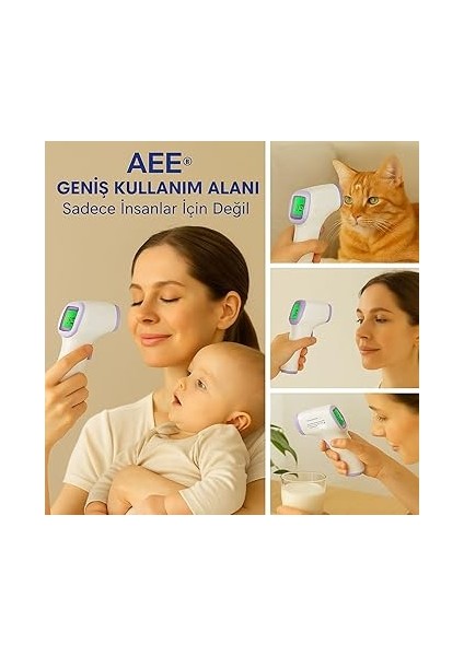 Dijital Temassız Ateş Ölçer Termometre Tabanca Model Hafızalı Pilli Bebek Çocuk Kedi Köpek Ortam Nesne Yemek Havuz fiyatları