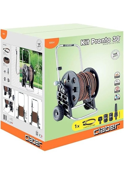 8864 Kıt Pronto 30 Komple Hortum ve Makara Seti modelleri