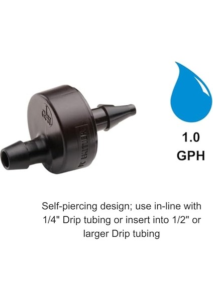 Bird SW20-30PS Drip Irrigation Spot Watering Dripper/emitter, 2 Gallon Per Hour, 30-Pack fiyatları