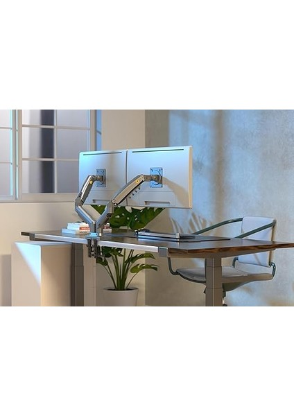 Bayou Nb F160 17-27" Çift Kol 2-9 kg Amortisörlü Monitör Standı indirimleri