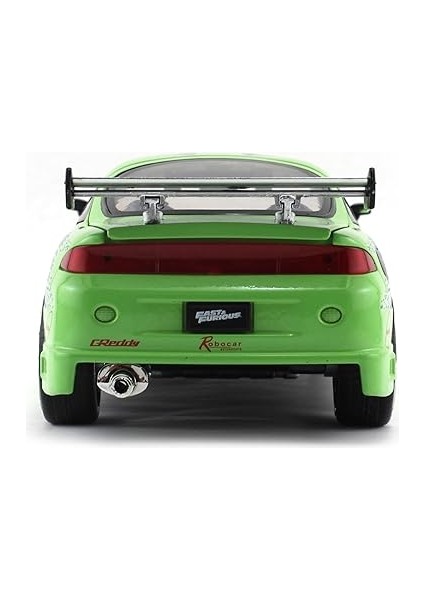 253203007, Hızlı ve Öfkeli Orijinal 1995 Mitsubishi, Lisanslı, Die- Cast (Metal), Açılabilir Parçalar (Kaput, Bagaj ve Kapılar), 1:24, 20 cm fırsatları