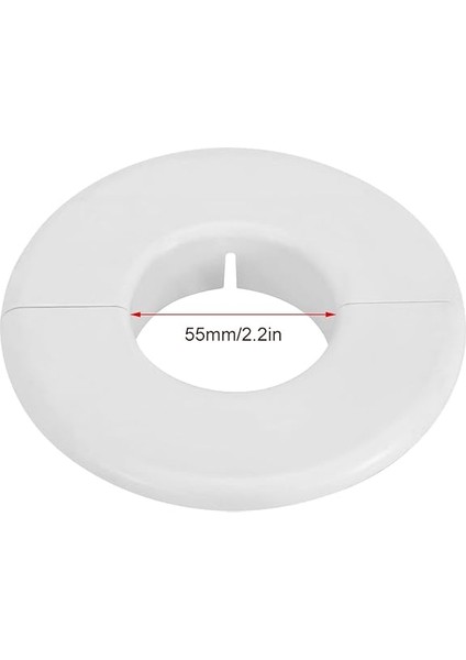 Klima Duvar Delik Kapağı Dekoratif Klima Bölme Kapakları Aksesuarları Beyaz 55MM Çap fırsatları