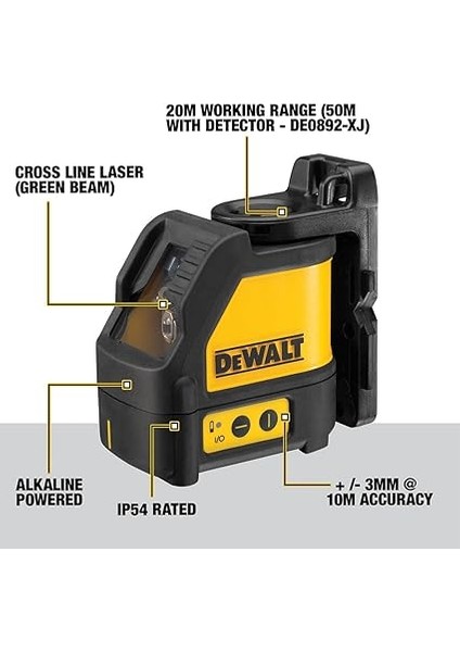 DW088CG-XJ Dıkey ve Yatay Çızgı Lazer indirimleri