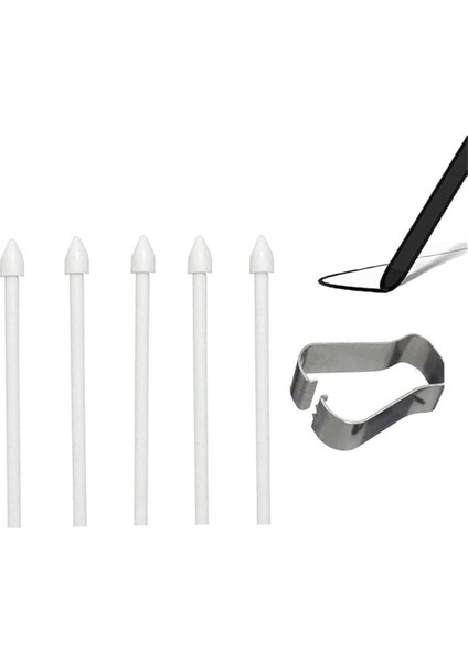 Samsung ile Uyumlu S Pen Tablet Kalem Ucu Tab S6/S6LTE/S7/S7FE/S7ULTRA/S8/S8 Ultra/s9 Kalem Ucu (5 Adet)