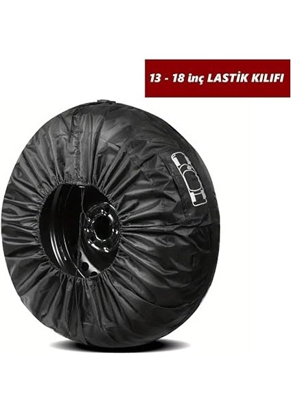 Oto Lastik Saklama Çantası 13 – 18 Inç Stepne Kılıfı Yaz Kış Lastiği Taşıma Çantası fiyatları