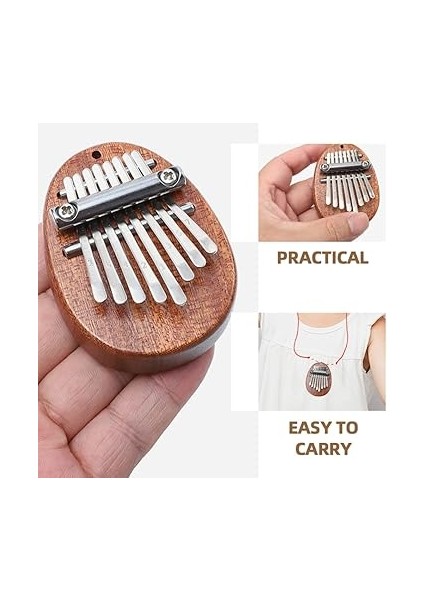 Mini Kalimba Parmak Piyano Taşınabilir Ahşap Müzik Aleti Nota Hafif Tasarım Için Pratik Müzik Eğitimi fırsatları
