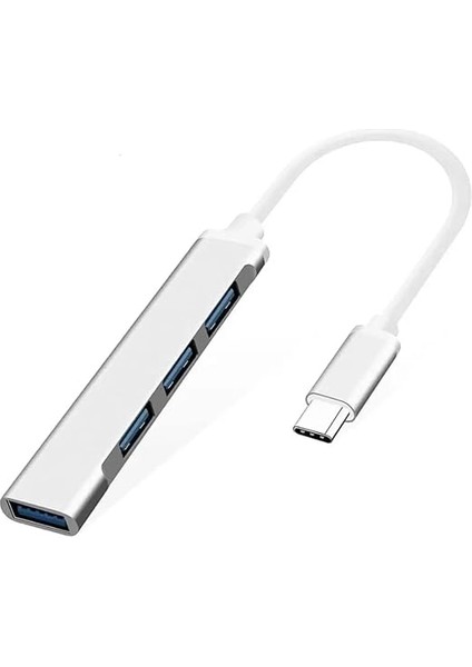 Type-C To USB Hub 4 Port Çoklayıcı Macbook Ile Uyumlu Çoğaltıcı Adaptör (Usb2.0) fiyatları