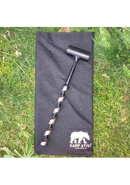 Ayısı® Nordic™ Delme Çapı 18 mm - Bushcraft Isveç El Burgusu Boyunduruk Isveç Ocağı Outdoor Kamp Ekipmanı modelleri