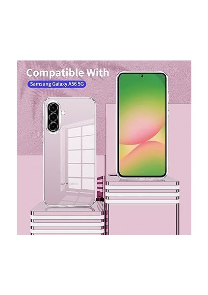 Samsung Galaxy A56 Için Şeffaf Telefon Kılıfı Kamera Yükseltili Esnek ve Hafif Tasarımlı Galaxy A56 Kılıfı Darbelere ve Çizilmeye Karşı Dayanıklı Telefonu Tam Kaplayan Koruyucu A56 Kılıf fiyatları