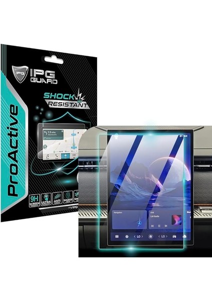 2024 7 Evolve 14.8 Inch Navigasyon Için 9h Nano Ipg Proactive Ekran Koruyucu, Pürüzsüz Cam Bitiş, Ultra Duyarlı Dokunmatik Hassasiyet, Darbeye Dayanıklı