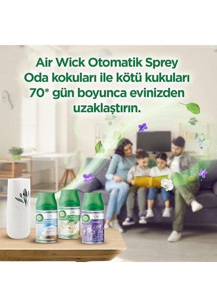 Wick Freshmatic Otomatik Oda Kokusu Temizliğin Esintisi Yedek Sprey modelleri