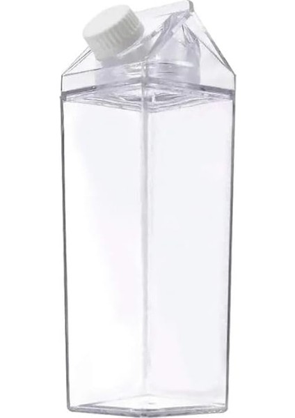 Süt Kutu Tasarımlı Su Kahve Içecek Şişesi | Cam Değildir | Kahve ve Sunum Bardağı ve Matarası 500-600ML modelleri