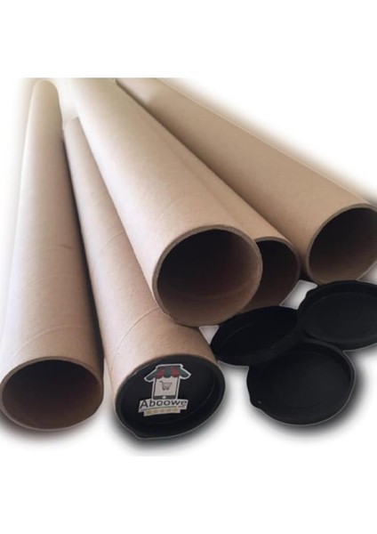 Kapaklı Silindir Kutu Rulo Gönderi Tüpü Postüp 5 cm x 70 cm 5 Adet… fiyatları