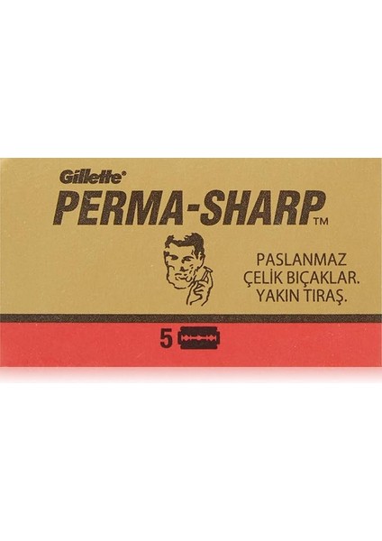 Perma-Sharp Süper Çift Kenarlı Tıraş Bıçakları