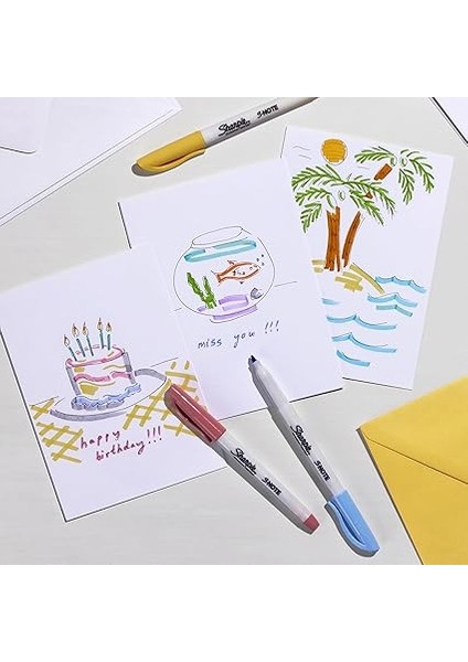 S-Note Fosforlu Işaretleme Kalemi, 12'li Blister, Karışık indirimleri