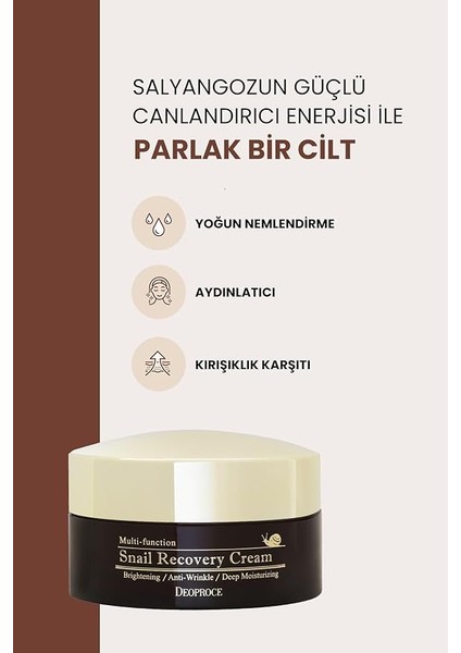 Salyangoz Müsini Içeren Aydınlatıcı ve Kırışıklık Karşıtı Premium Yüz Bakım Kremi 100 Mililitre fiyatları