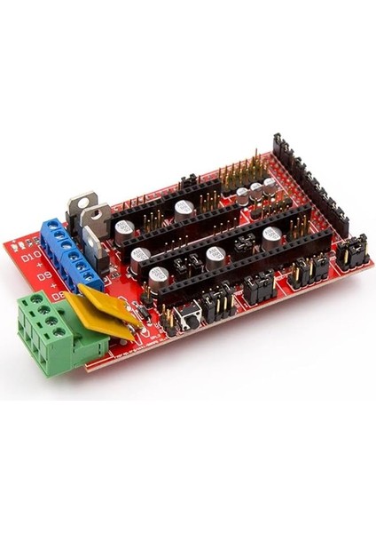 Robotik Reprap Ramps 1.4 3D Printer Kırmızı Kontrol Kartı