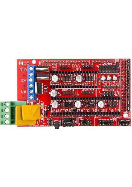 Robotik Reprap Ramps 1.4 3D Printer Kırmızı Kontrol Kartı fiyatları