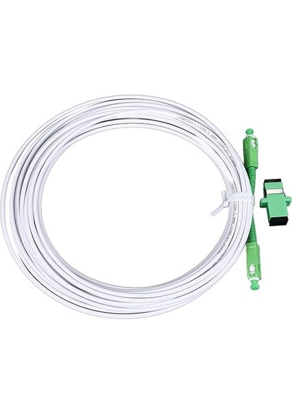 Sc - Sc Fiber Bağlantı Kablosu Optik Modem Uzatma Kablosu Seti Ftth Fttb Fttp Için Zırhlı Tek Modlu Fiber Optik Jumper (Sc 10M / 32.8ft)