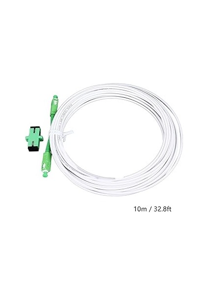 Sc - Sc Fiber Bağlantı Kablosu Optik Modem Uzatma Kablosu Seti Ftth Fttb Fttp Için Zırhlı Tek Modlu Fiber Optik Jumper (Sc 10M / 32.8ft) fiyatları