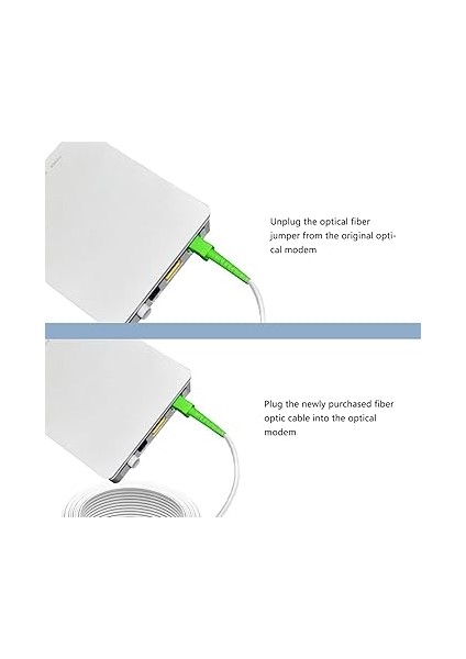 Sc - Sc Fiber Bağlantı Kablosu Optik Modem Uzatma Kablosu Seti Ftth Fttb Fttp Için Zırhlı Tek Modlu Fiber Optik Jumper (Sc 10M / 32.8ft) modelleri