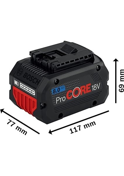 Professional Procore 18 Volt 8,0 Ah Li-Ion Akü fırsatları