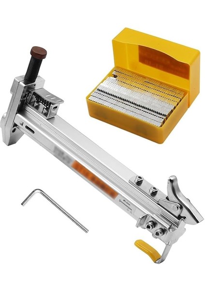 Manuel Çivi Çakma Makinesi ST18, Yarı Otomatik Düz Çivileme Aracı Çiviler Alüminyum Alaşımlı Ahşap Dekorasyon Için Döşeme Çimentosu, Tel Bağlama