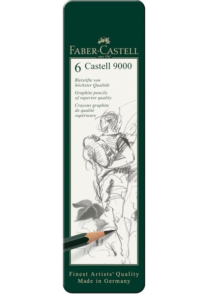 Graphite Aquarelle Kurşun Kalem Seti, 5’li, Metal Kutu, Hb-2b-4b-6b-8b, Siyah Naturel, Suda Çözünür, Teknik Çizim ve Eskiz Için, Dayanıklı Uç fiyatları