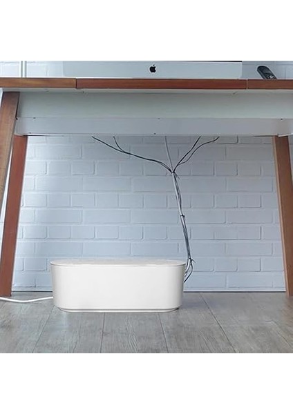 Kablo Düzenleyici, Priz Koruyucu, Çoklu Priz Koruyucu Kutu Organizer (Antrasit) indirimleri