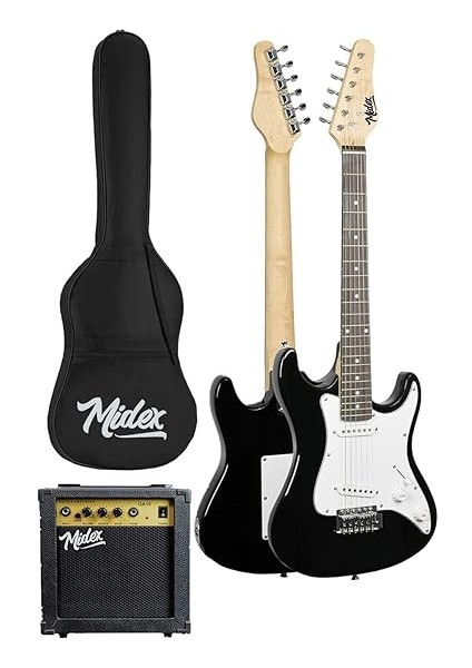 CEG-36BK 8-12 Yaş Çocuklar Için Amfili Full 3/4 36 Inç Elektro Gitar Seti White Black fiyatları