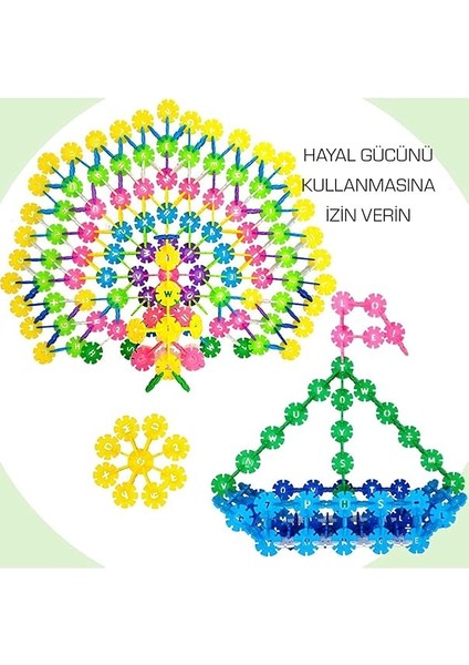 Masterflakes Eğitici Kilitli Diskler Stem Eğitimi Uyumlu Yapı Oyuncak Seti 3yaş ve Üzeri Için Stem ve Robotik Kodlama Blokları fırsatları